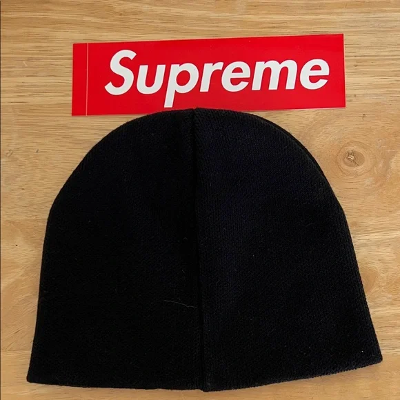 💎Supreme Junya Watanabe Black Beanie with Graphic Man💎 - Picture 2 of 7